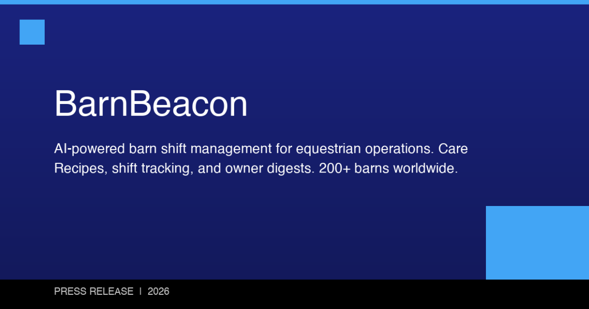 More Than 200 Horse Barns Replace Whiteboards With BarnBeacon Operations Platform